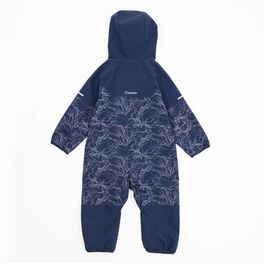 07769005-12 Детский комбинезон со светоотражающим принтом для мальчики синий фото №2