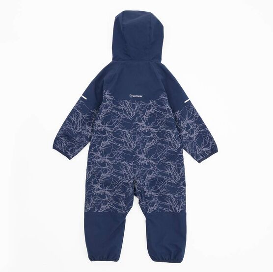 07769005-12 Детский комбинезон со светоотражающим принтом для мальчики синий фото №2