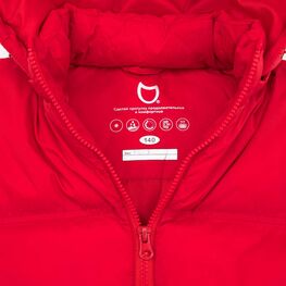 07785008-40 Красный дутый жилет для мальчика для мальчики красный фото №3