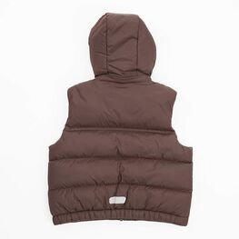 07785008-41 Коричневый дутый жилет для мальчика для мальчики коричневый фото №2