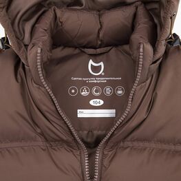 07785008-41 Коричневый дутый жилет для мальчика для мальчики коричневый фото №3