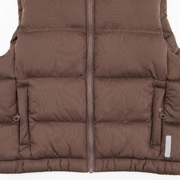 07785008-41 Коричневый дутый жилет для мальчика для мальчики коричневый фото №4
