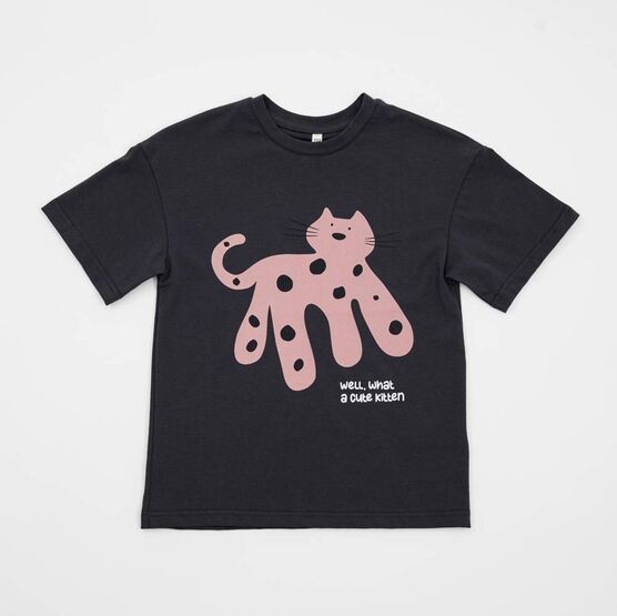 07802078-30 Комплект футболок для девочки для девочки серый,розовый фото №2