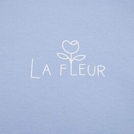 07802079-30 Хлопковая футболка для девочки для девочки голубой фото №3