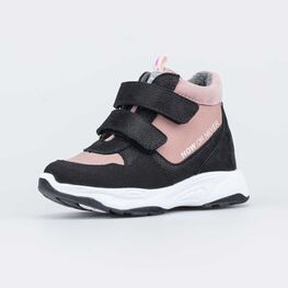 352331-33 Ботинки для девочки чер-роз