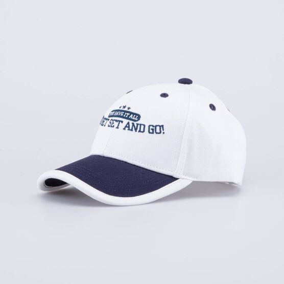 07709108-40 Кепка-бейсболка для мальчика на лето для мальчики белый,синий