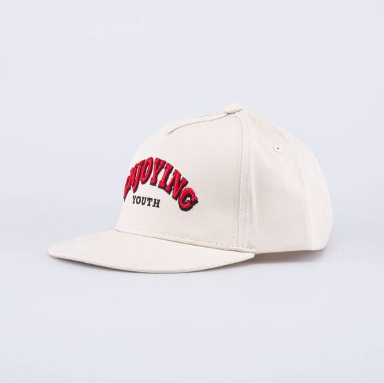 07709111-40 Кепка-бейсболка с прямым козырьком для мальчики бежевый