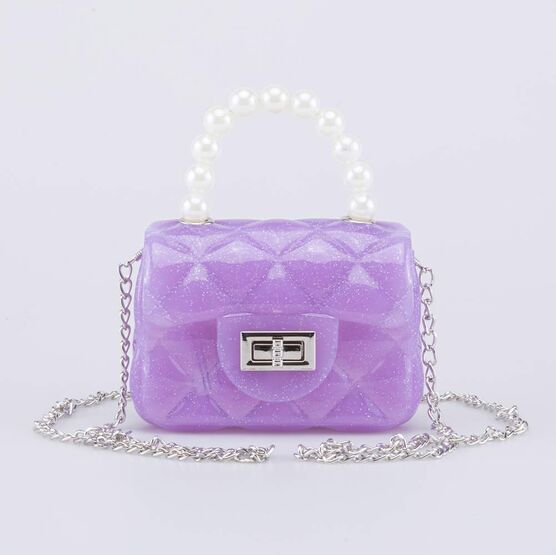 02802312-42 Мини сумка детская Жемчуг сиреневый для девочки сиреневый