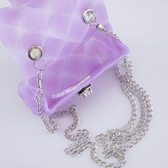 02802312-42 Мини сумка детская Жемчуг сиреневый для девочки сиреневый фото №4