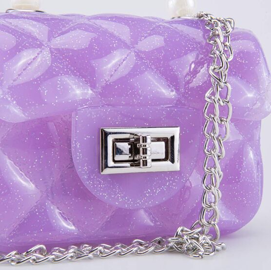02802312-42 Мини сумка детская Жемчуг сиреневый для девочки сиреневый фото №5