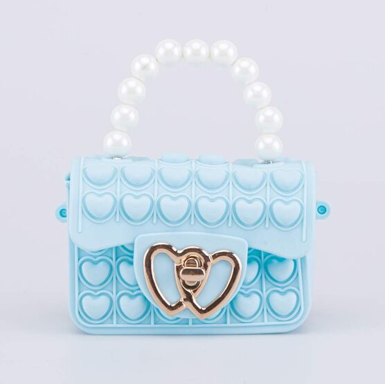 02802330-41 Мини сумка Поп-ит детская Жемчуг голубой для девочки голубой