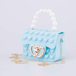 02802330-41 Мини сумка Поп-ит детская Жемчуг голубой для девочки голубой фото №2