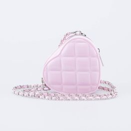 02802367-40 Сумка кросс-боди детская Сердце розовый для девочки розовый