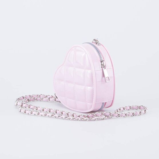 02802367-40 Сумка кросс-боди детская Сердце розовый для девочки розовый фото №2