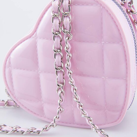 02802367-40 Сумка кросс-боди детская Сердце розовый для девочки розовый фото №5