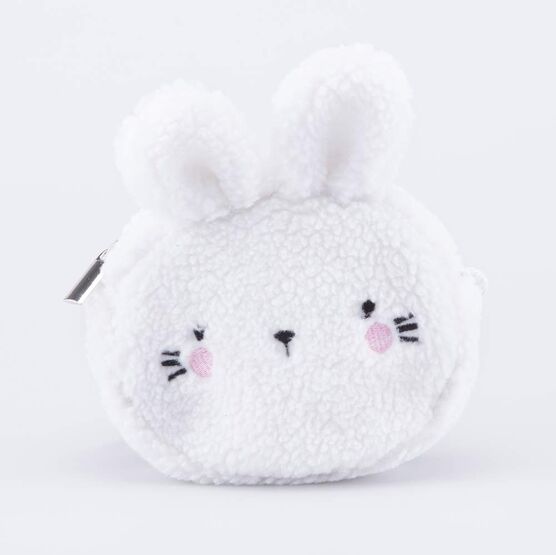 02802368-40 Сумка детская Пушистый зайка белый для девочки белый