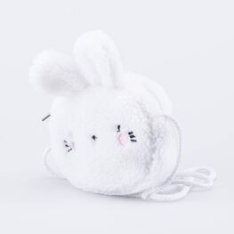 02802368-40 Сумка детская Пушистый зайка белый для девочки белый фото №2