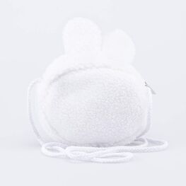 02802368-40 Сумка детская Пушистый зайка белый для девочки белый фото №3