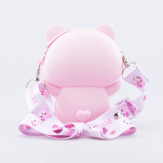 02802370-40 Силиконовая сумка-игрушка детская розовый для девочки розовый фото №3