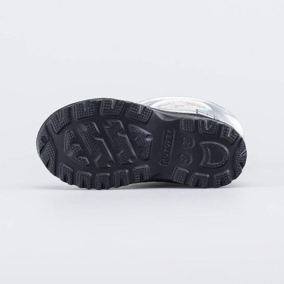 264038-42 Сноубутсы с защитой от снега Три кота для девочки серый + черный фото №3