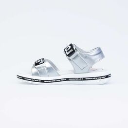 524062-21 Босоножки для девочки серебрист. фото №2