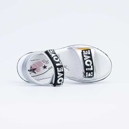 524062-21 Босоножки для девочки серебрист. фото №4