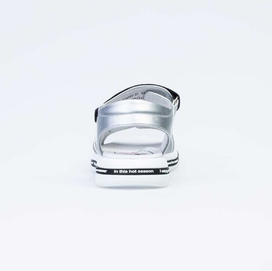 524062-21 Босоножки для девочки серебрист. фото №5