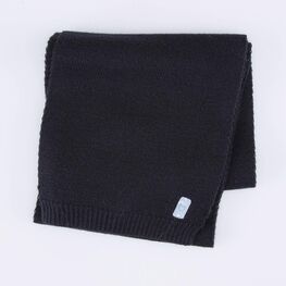 07712100-20 Шарф из шерсти мериноса детский черный для мальчики черный фото №2