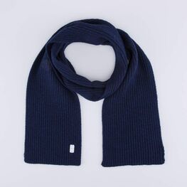 07712109-20 Шарф из шерсти мериноса детский темно-синий для мальчики т.син
