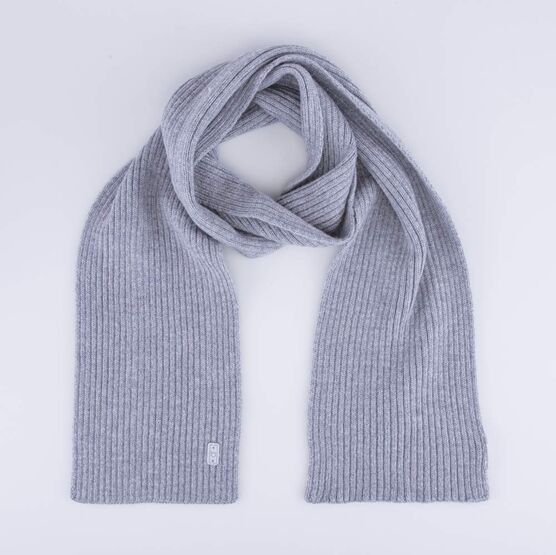 07712110-20 Шарф из шерсти мериноса детский серый для мальчики серый