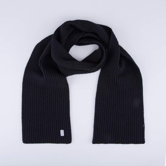 07712112-20 Шарф из шерсти мериноса детский черный для мальчики черный