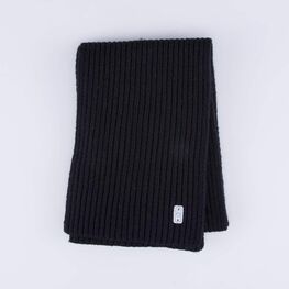 07712112-20 Шарф из шерсти мериноса детский черный для мальчики черный фото №2