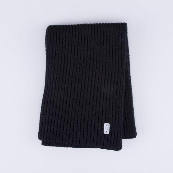 07712112-20 Шарф из шерсти мериноса детский черный для мальчики черный фото №2