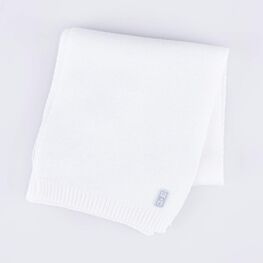 07812096-20 Шарф из шерсти мериноса детский белый для девочки белый фото №2