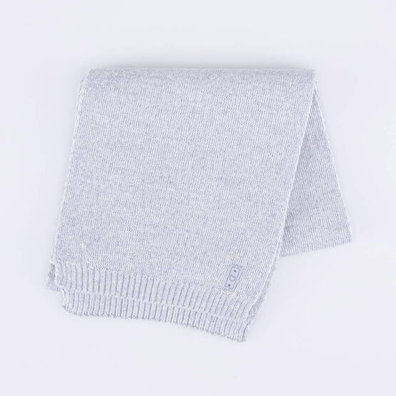 07812097-20 Шарф из шерсти мериноса детский серый для девочки серый фото №2