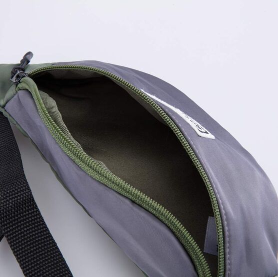02702309-40 Сумка поясная серая для мальчики серый + зеленый фото №4