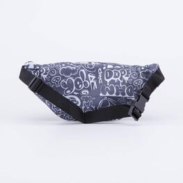 02702312-40 Сумка поясная черный для мальчики черный + белый фото №3