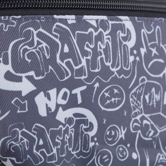 02702312-40 Сумка поясная черный для мальчики черный + белый фото №5