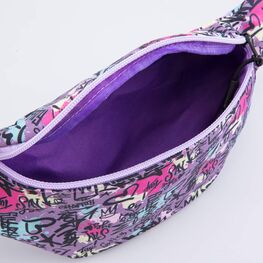 02802325-40 Сумка поясная фиолетовая для девочки фиолетовый фото №4