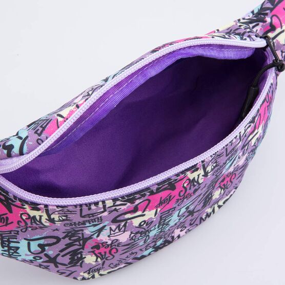 02802325-40 Сумка поясная фиолетовая для девочки фиолетовый фото №4