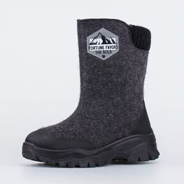 667044-41 Валенки на молнии для мальчика для мальчики черный