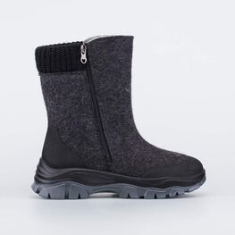 767054-41 Валенки на молнии для подростка для мальчики темно-серый фото №2