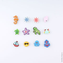 03014002-40 Украшение для обуви Конек для универсальные разноцветный фото №4