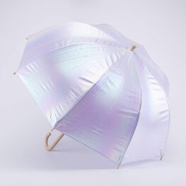 03807197-40 Зонт-трость Матовая голография для девочки сиреневый