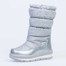 664923-44 Мембранные сапожки для девочки серый