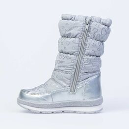 664923-44 Мембранные сапожки для девочки серый фото №2