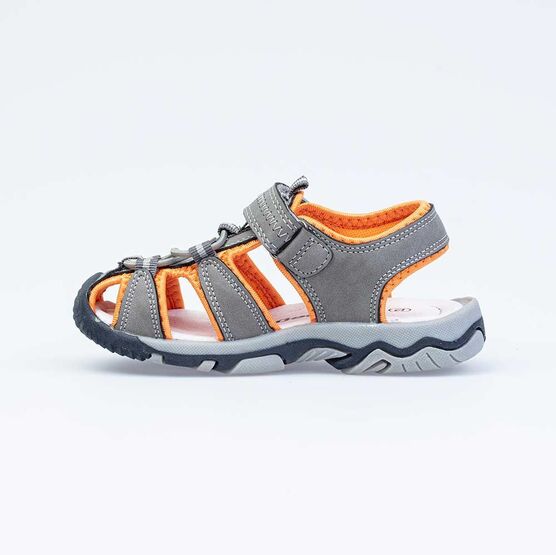 424003-72 Сандалии для мальчики сер-ора фото №2