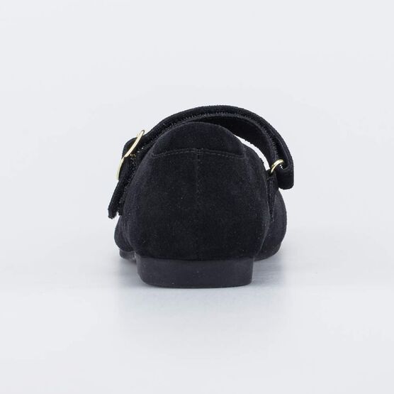 432170-21 Школьные туфли-балетки для девочки для девочки черный фото №5