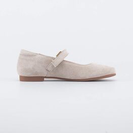 432170-22 Школьные туфли-балетки для девочки для девочки бежевый фото №2