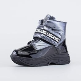 754060-42 Ботинки-дутики для девочки-подростка для девочки серый